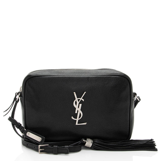 Saint Laurent Leather Monogram Lou Camera Bag (SHF-whAoB5)