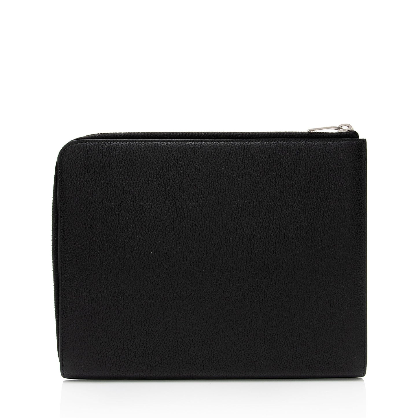 Saint Laurent Leather Zip Pouch (SHF-WTyW6N)