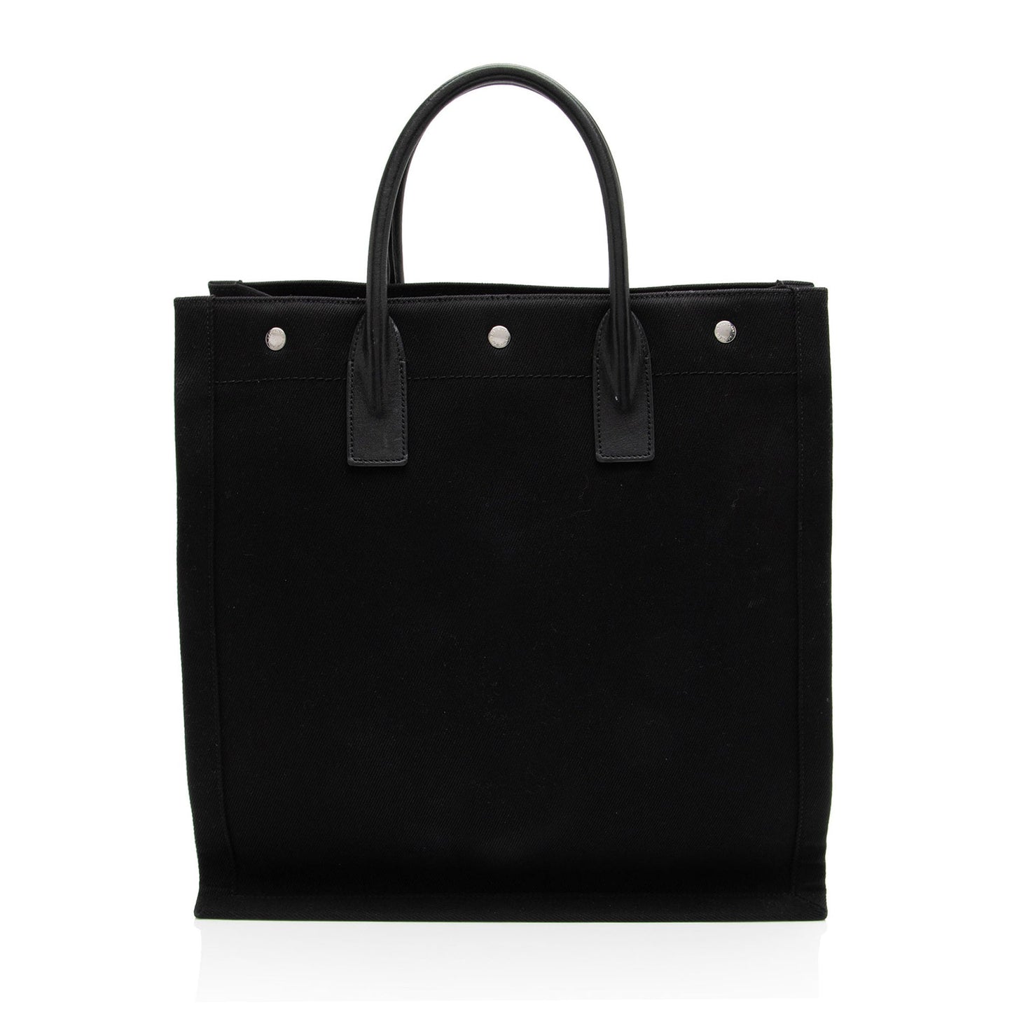 Saint Laurent Linen Calfskin Rive Gauche N/S Tote (SHF-6o3kwA)