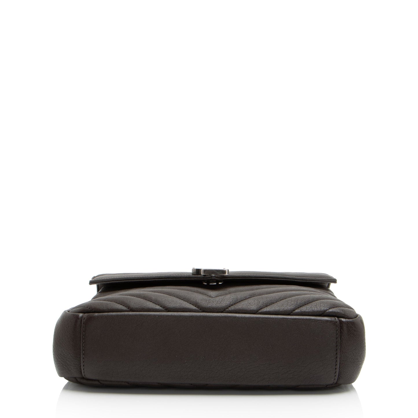 Saint Laurent Matelasse Calfskin Monogram College Medium Shoulder Bag (SHF-pQi1Ft)