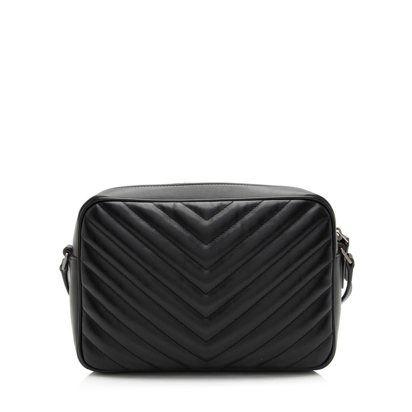 Saint Laurent Matelasse Calfskin Monogram Lou Camera Bag (SHF-jB3wqK)