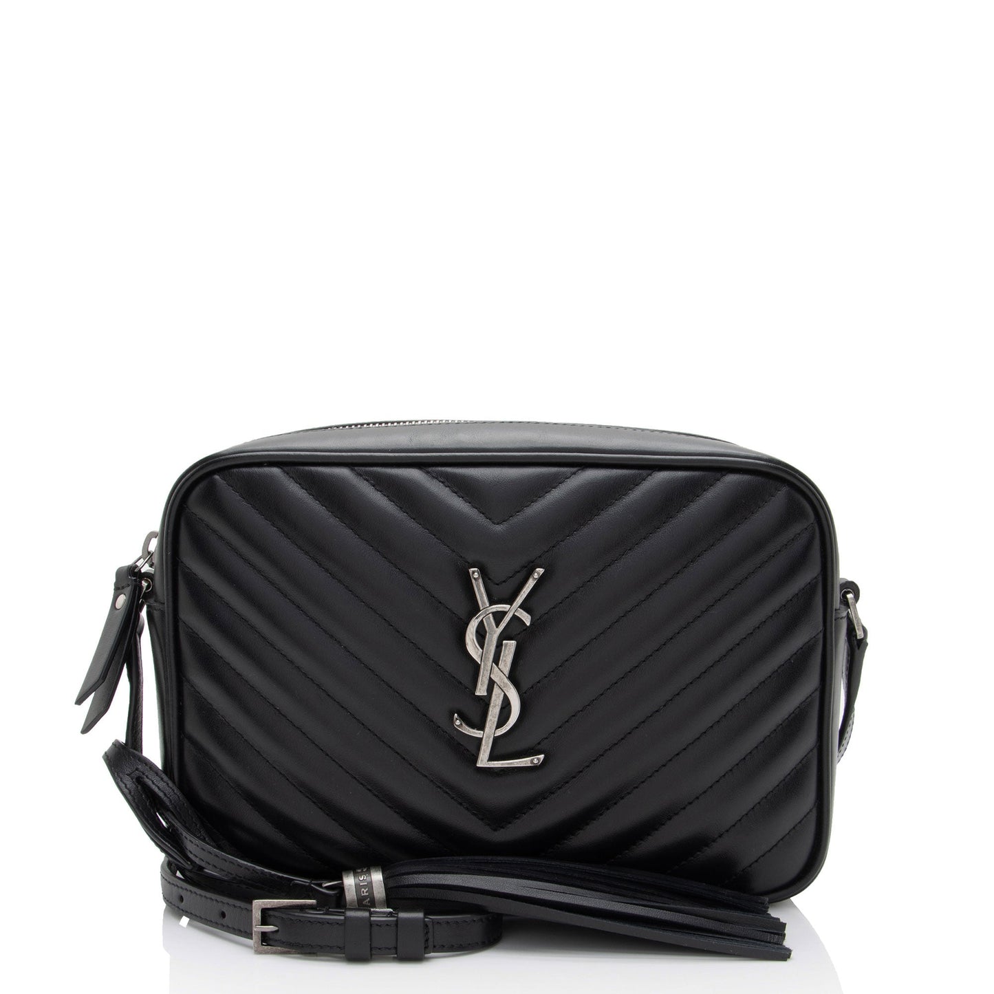 Saint Laurent Matelasse Calfskin Monogram Lou Camera Bag (SHF-SXIbwm)