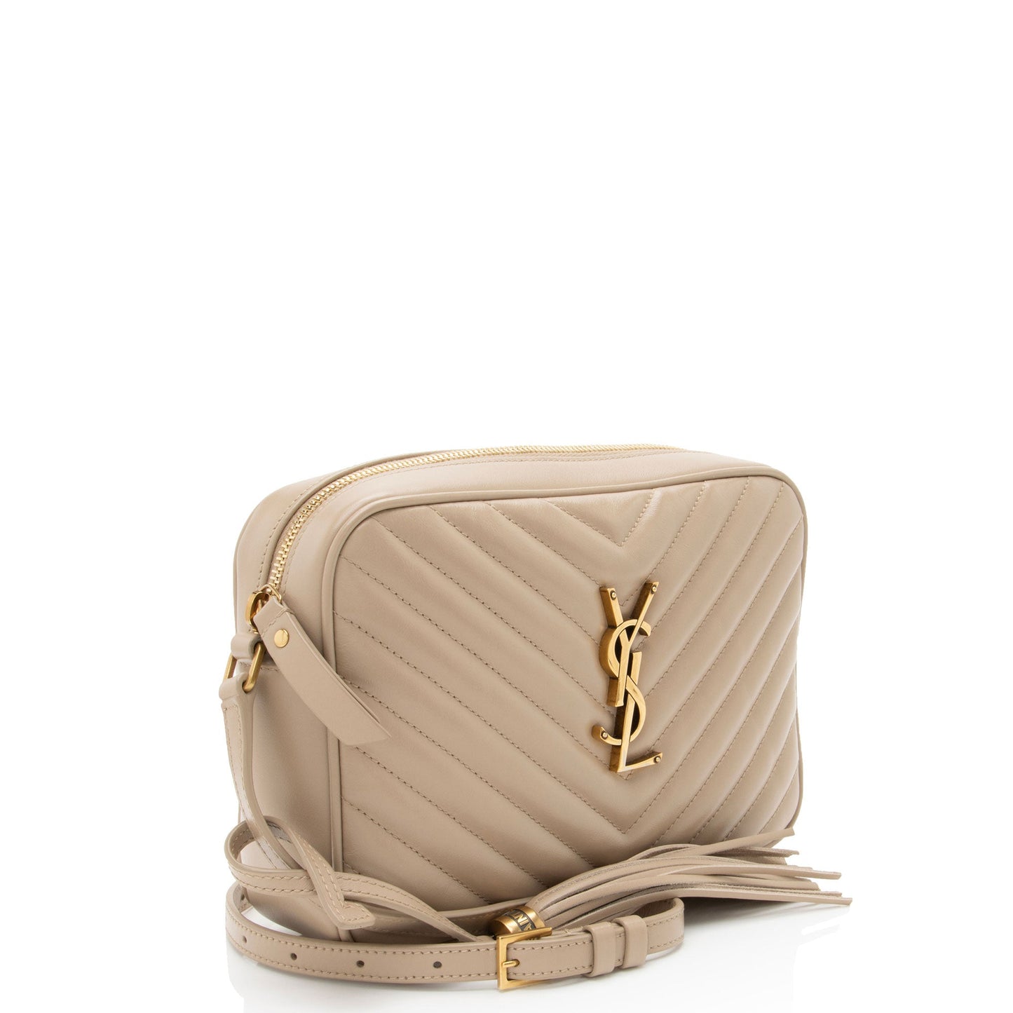 Saint Laurent Matelasse Calfskin Monogram Lou Camera Bag