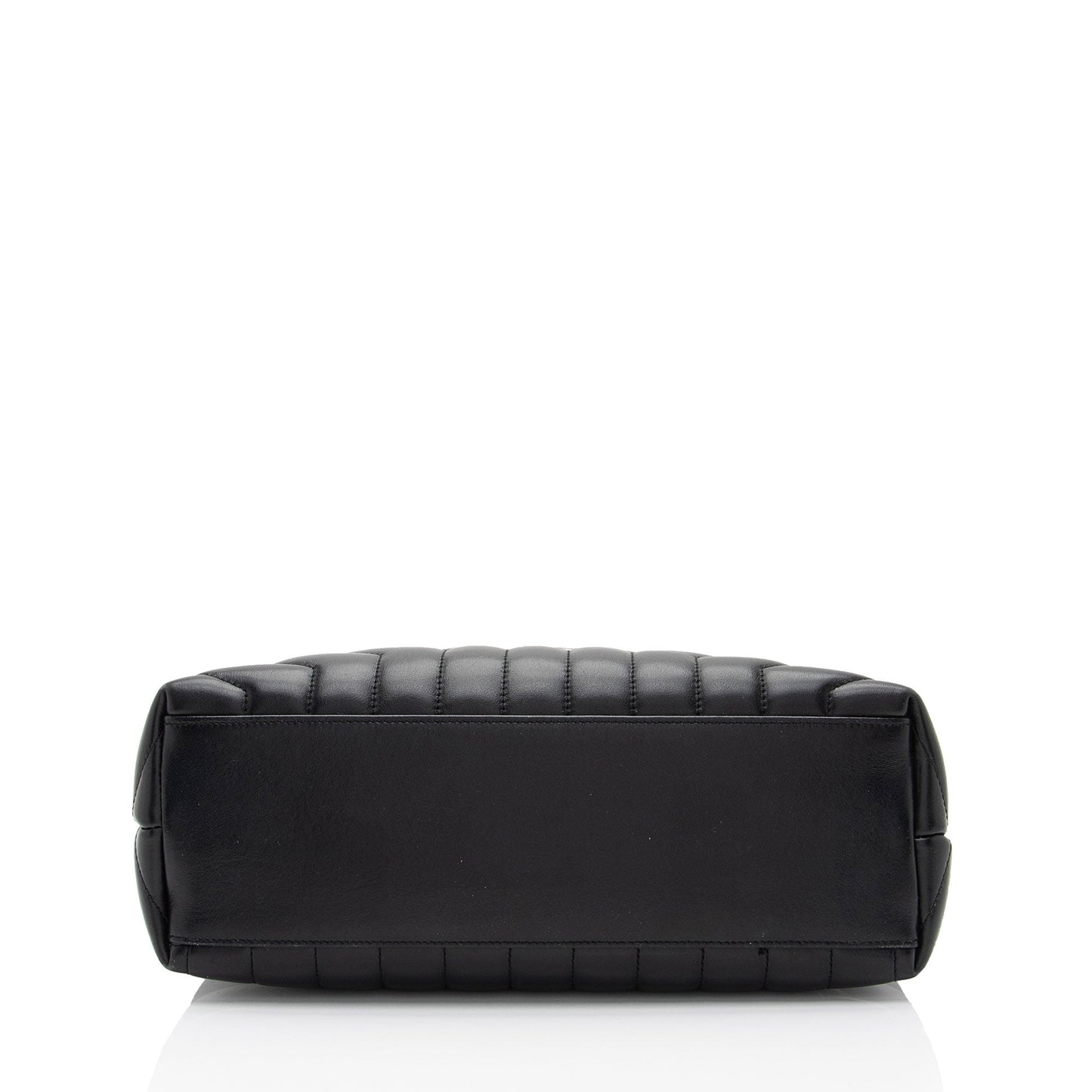 Saint Laurent Matelasse Calfskin Monogram LouLou Chain Medium Shoulder Bag (SHF-qrpSTt)