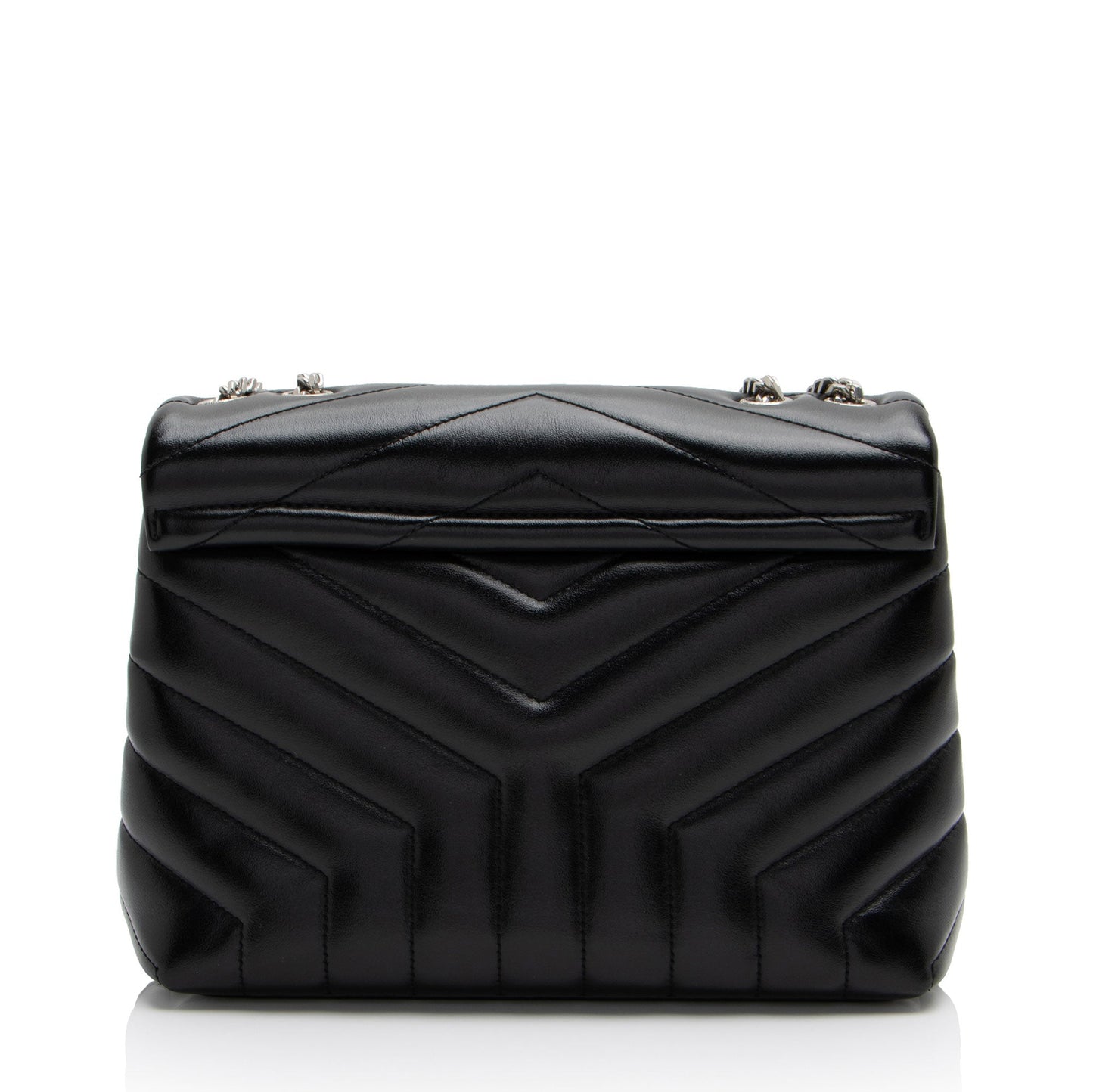 Saint Laurent Matelasse Calfskin Monogram LouLou Chain Small Crossbody (SHF-wx5V70)