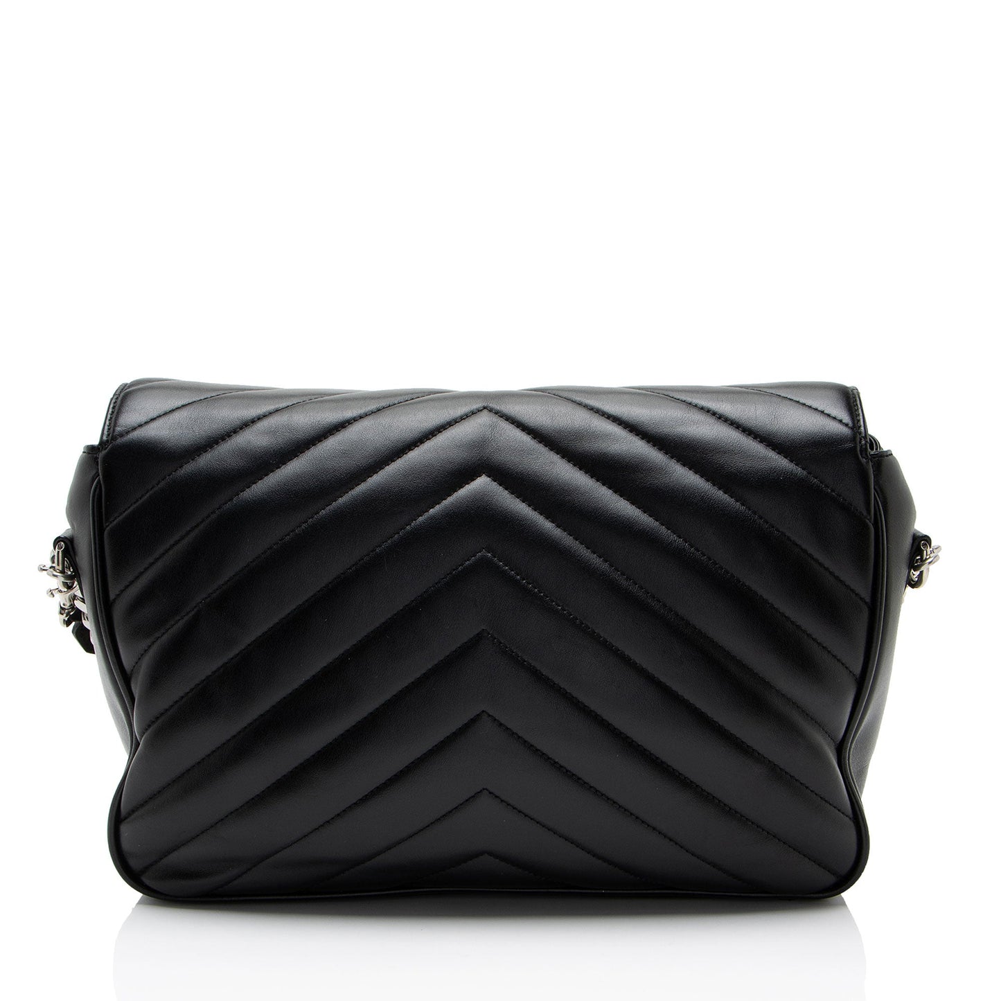 Saint Laurent Matelasse Calfskin Monogram LouLou Slouchy Large Shoulder Bag