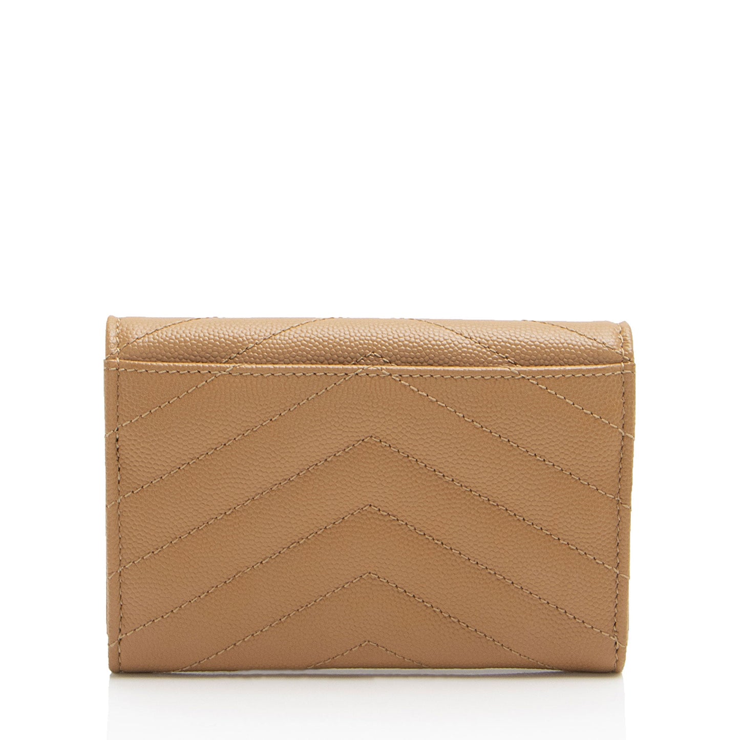 Saint Laurent Matelasse Grain de Poudre Monogram Envelope Small Wallet (SHF-uXcmzq)