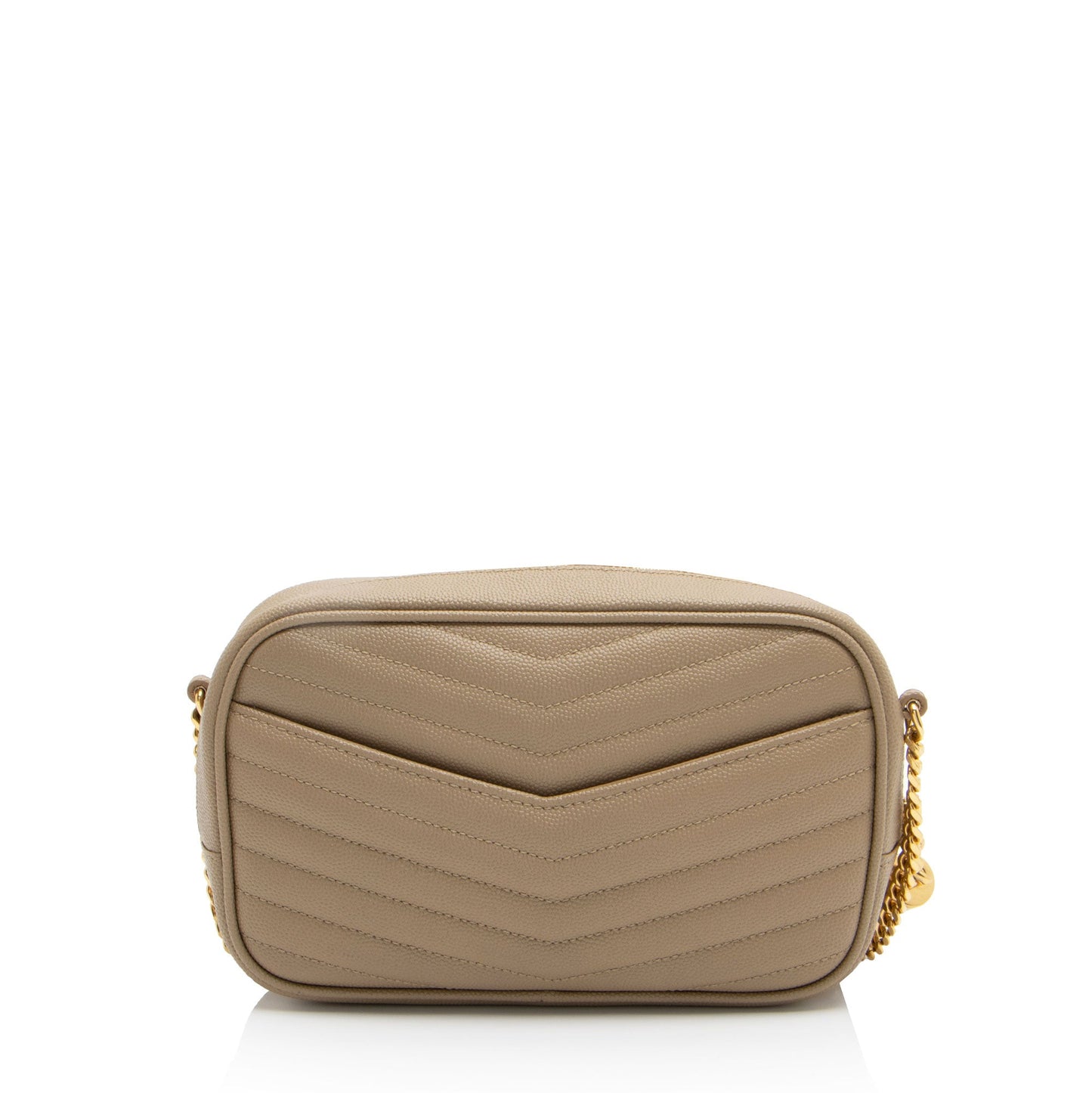 Saint Laurent Matelasse Grain de Poudre Monogram Lou Mini Camera Bag (SHF-uheDKF)