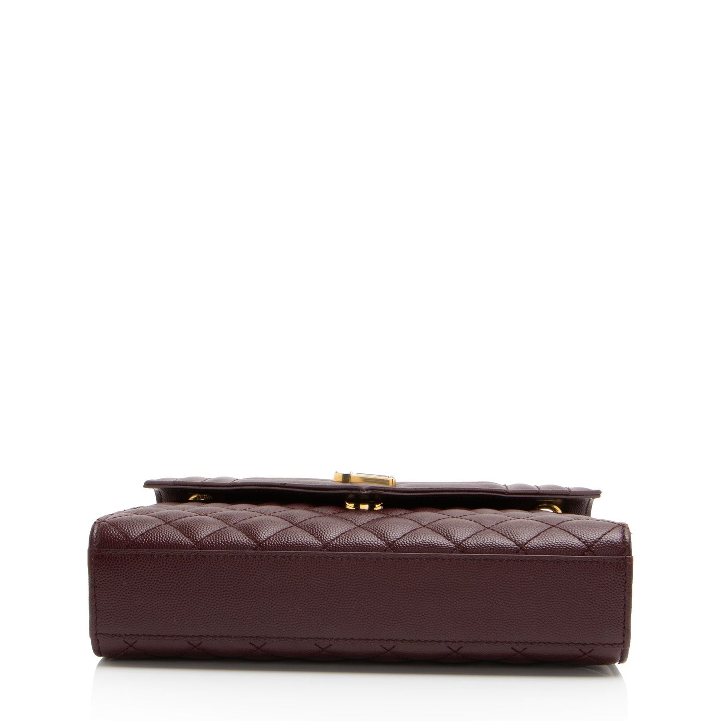 Saint Laurent Mixed Matelasse Grain de Poudre Monogram Medium Shoulder Bag (SHF-3bCetN)