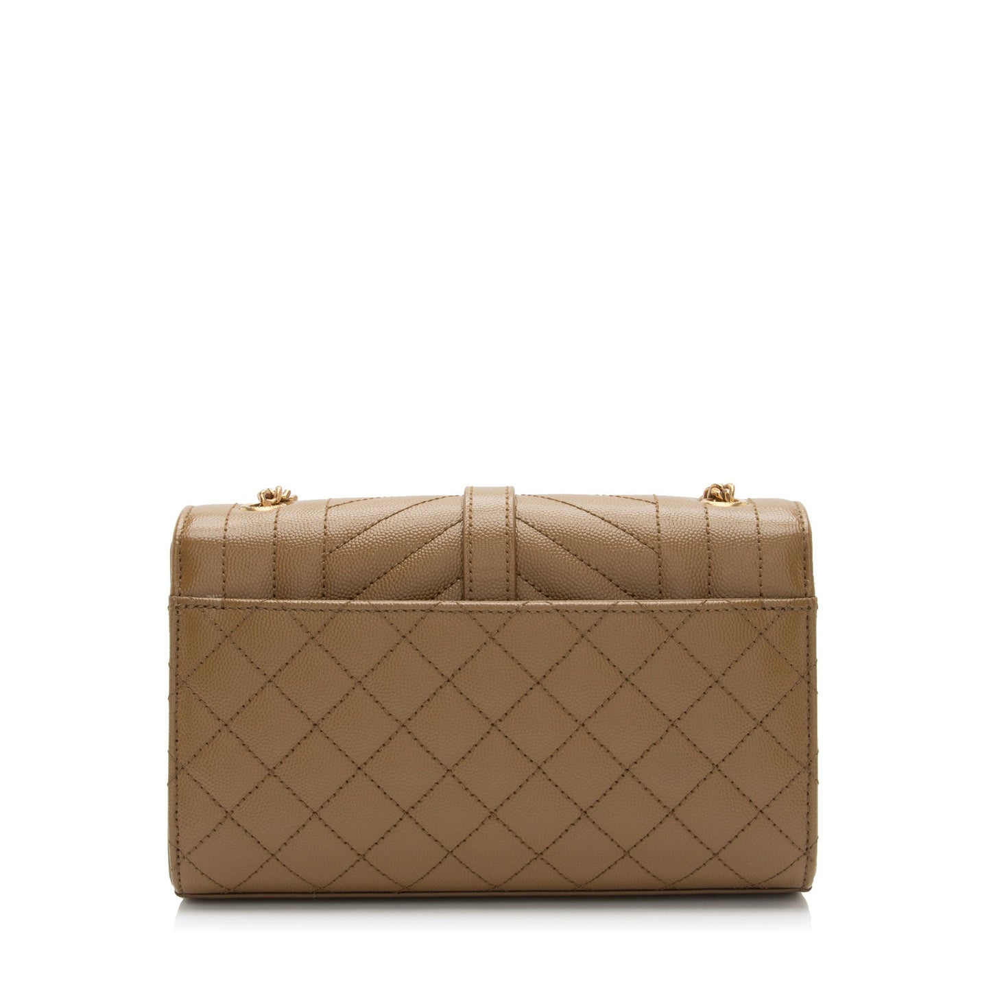 Saint Laurent Mixed Matelasse Grain de Poudre Monogram Small Shoulder Bag (SHF-mgzvyO)