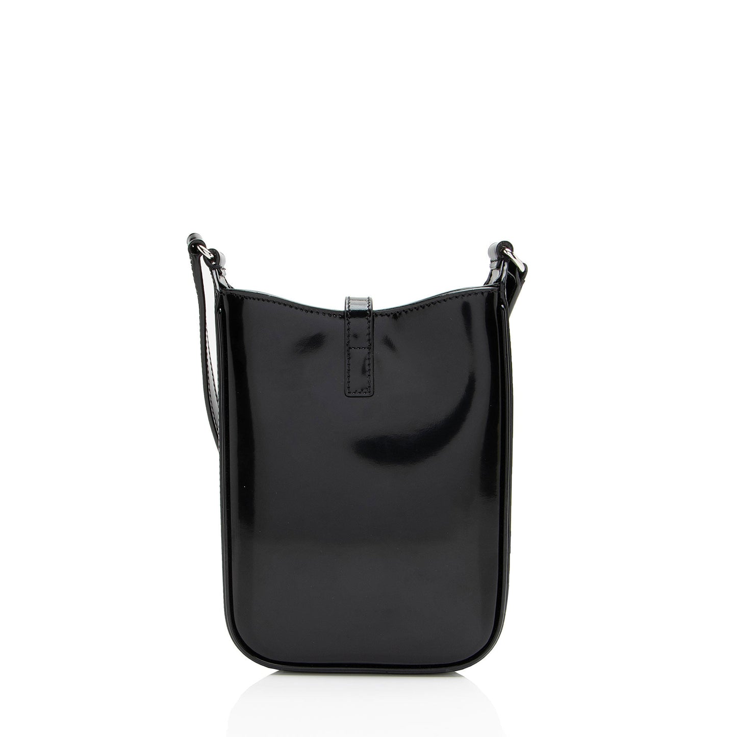 Saint Laurent Patent Leather Monogram Le 5 A 7 Vertical Mini Crossbodyy