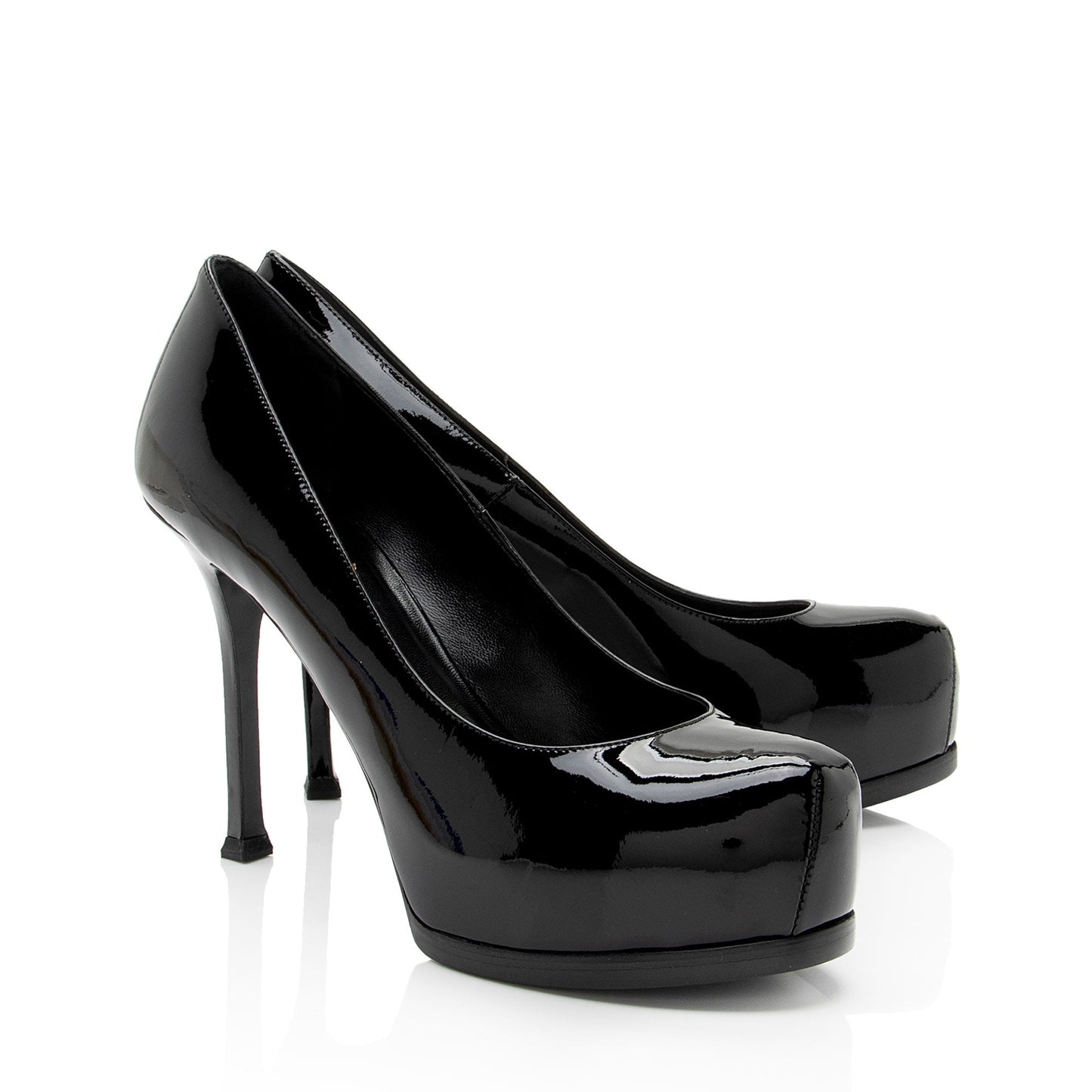 Saint Laurent Patent Leather Tribtoo Pumps - Size 7.5 / 37.5 (SHF-H85Eb0)