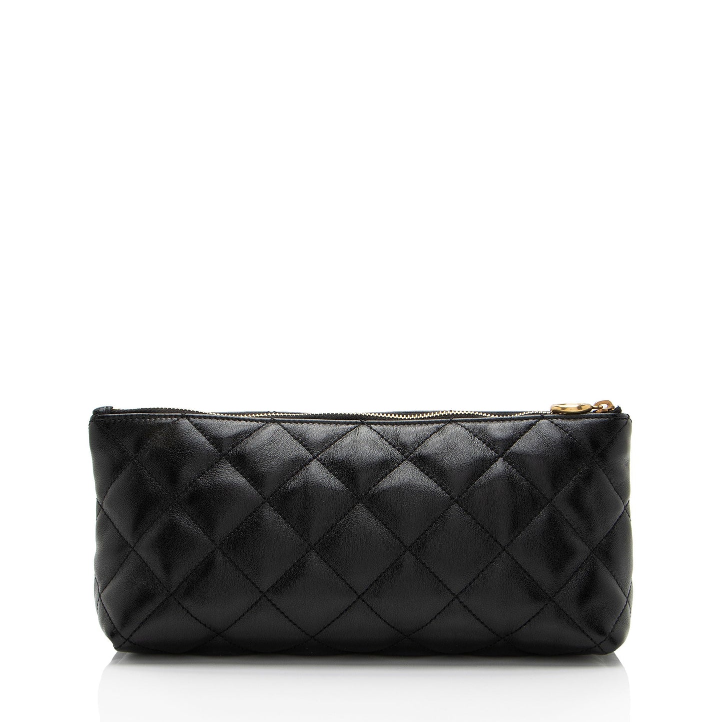 Saint Laurent Quilted Lambskin Pouch (SHF-kFI2cG)
