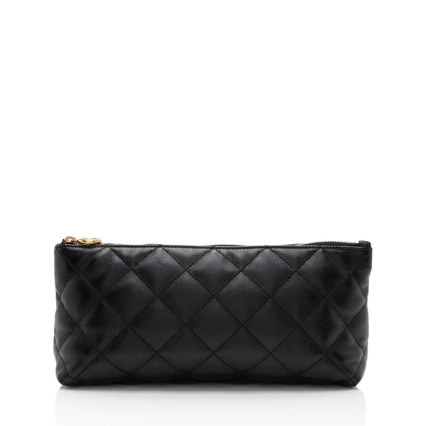 Saint Laurent Quilted Lambskin Pouch (SHF-kFI2cG)