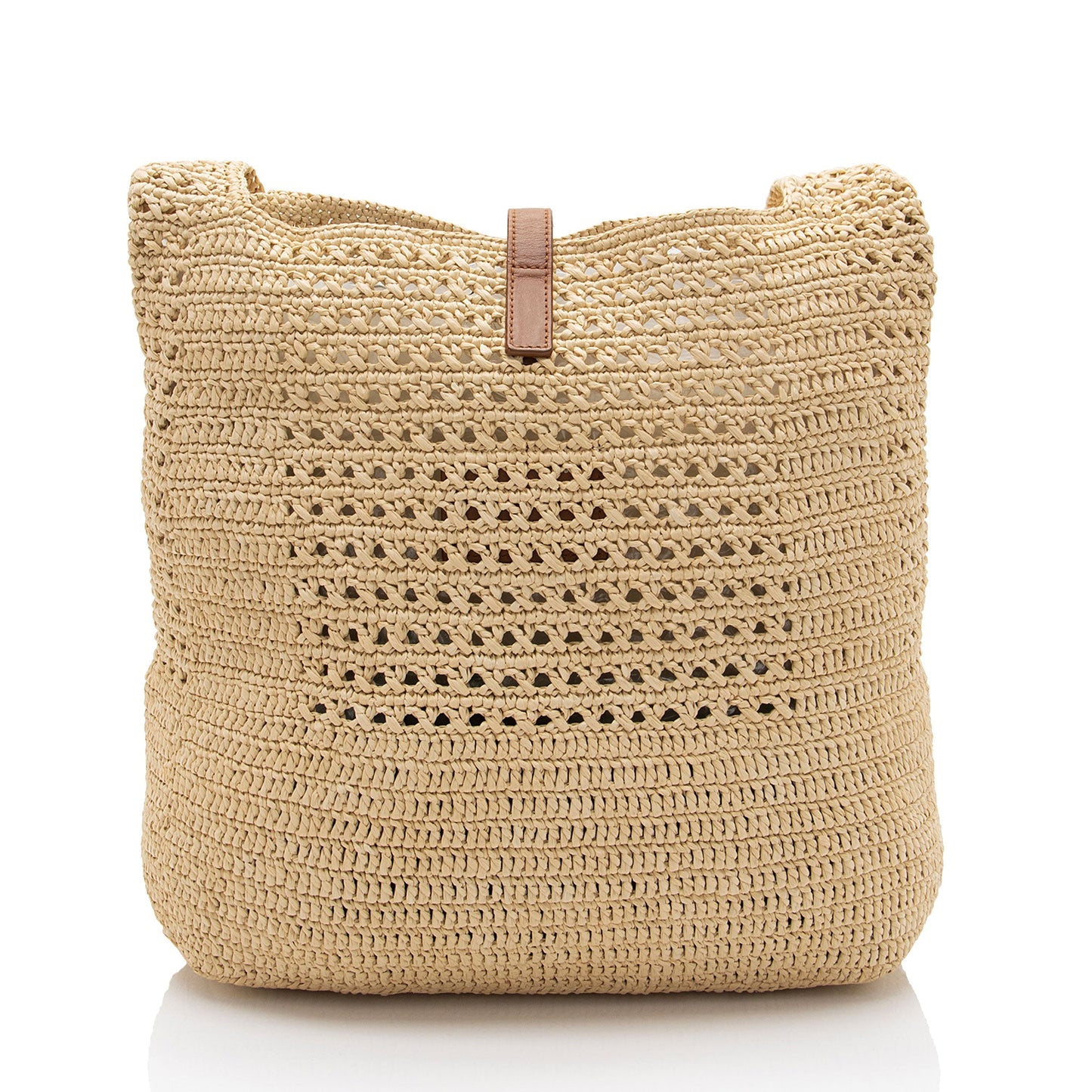 Saint Laurent Raffia Monogram Le 5 A 7 Hobo (SHF-Mw9yM3)