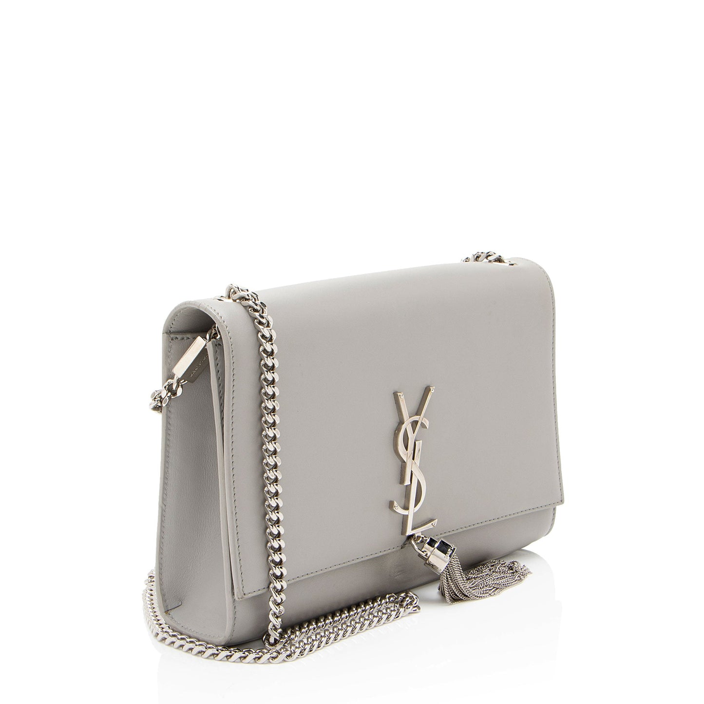 Saint Laurent Smooth Calfskin Monogram Kate Tassel Medium Shoulder Bag