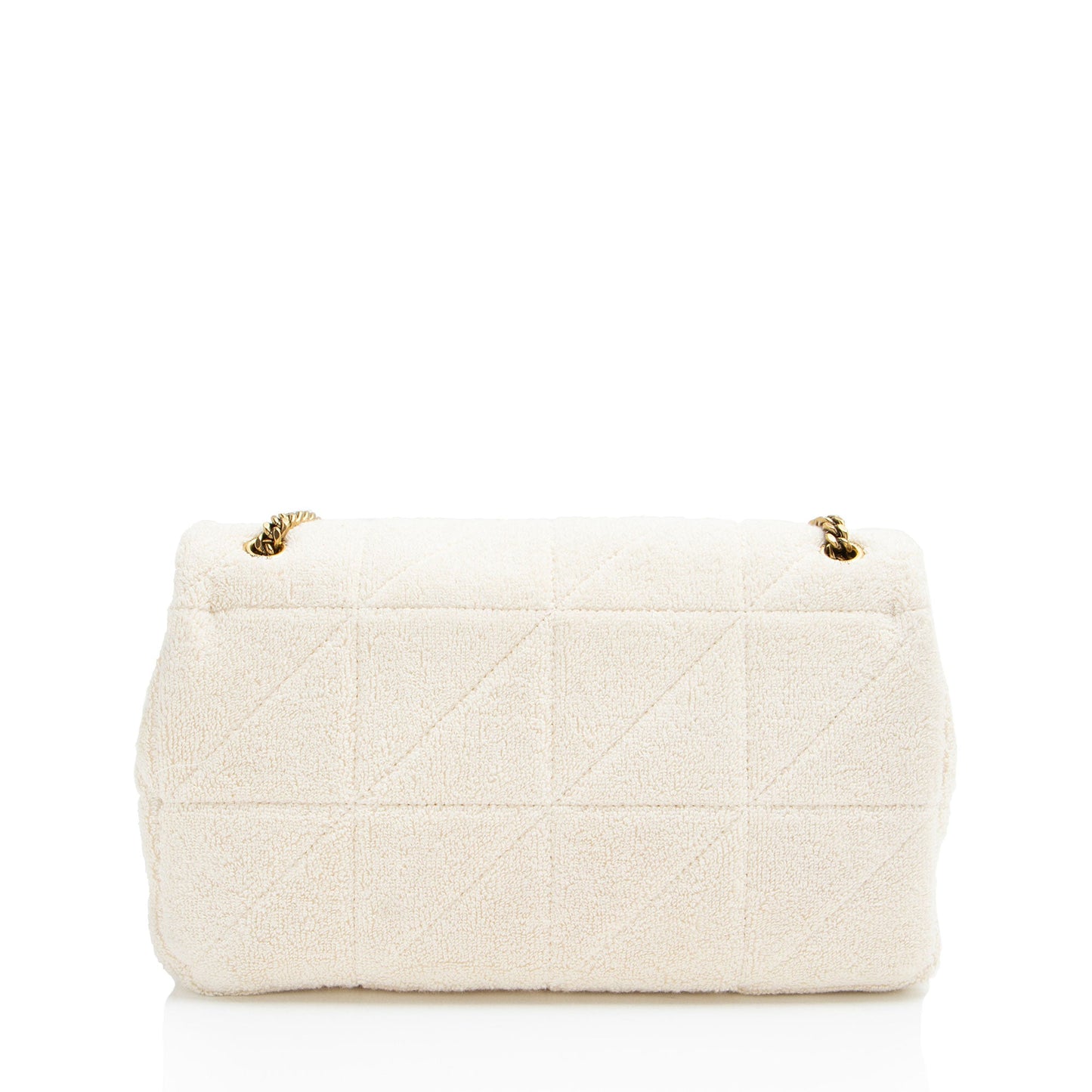 Saint Laurent Terry Cloth Monogram Jamie Medium Shoulder Bag (SHF-3cuogU)