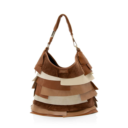 Saint Laurent Vintage Suede St. Tropez Hobo (SHF-EWDaqk)