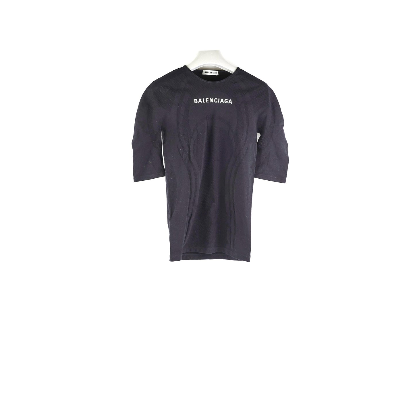 Balenciaga Black Logo Top -EU40/ AU 12