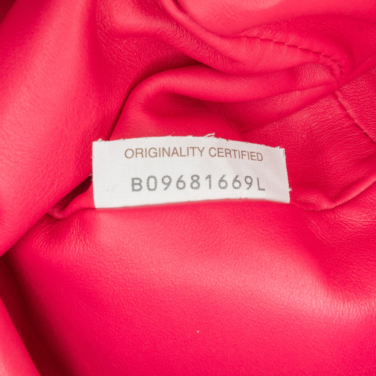 Pink Bottega Veneta Lambskin The Mini Pouch Crossbody Bag