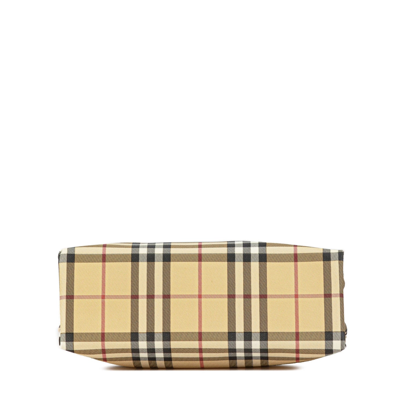 Tan Burberry House Check Canvas Tote