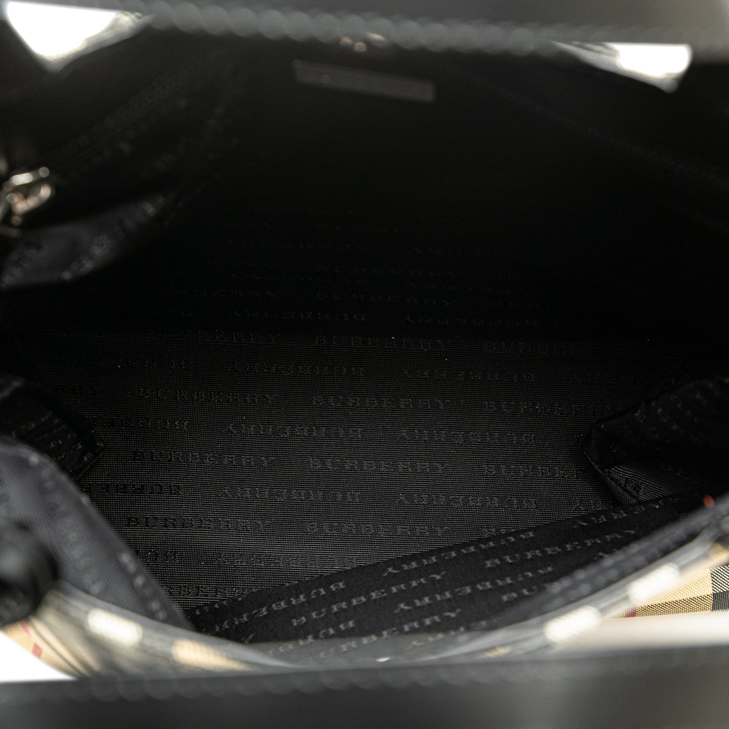 Tan Burberry House Check Canvas Tote