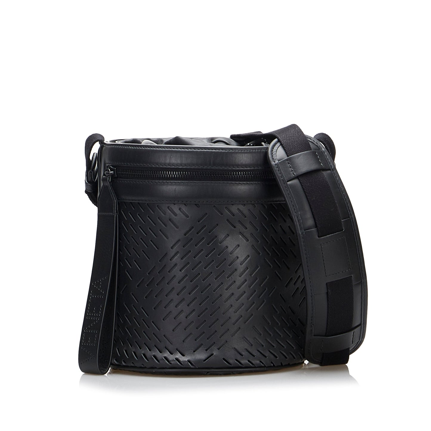 Bottega Veneta Sac Perforated Leather Paper Bucket Bag