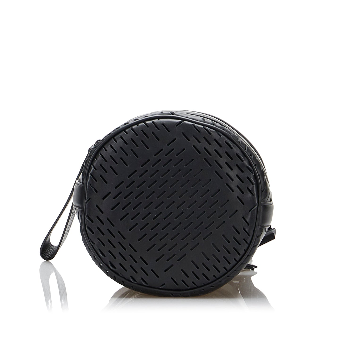 Bottega Veneta Sac Perforated Leather Paper Bucket Bag