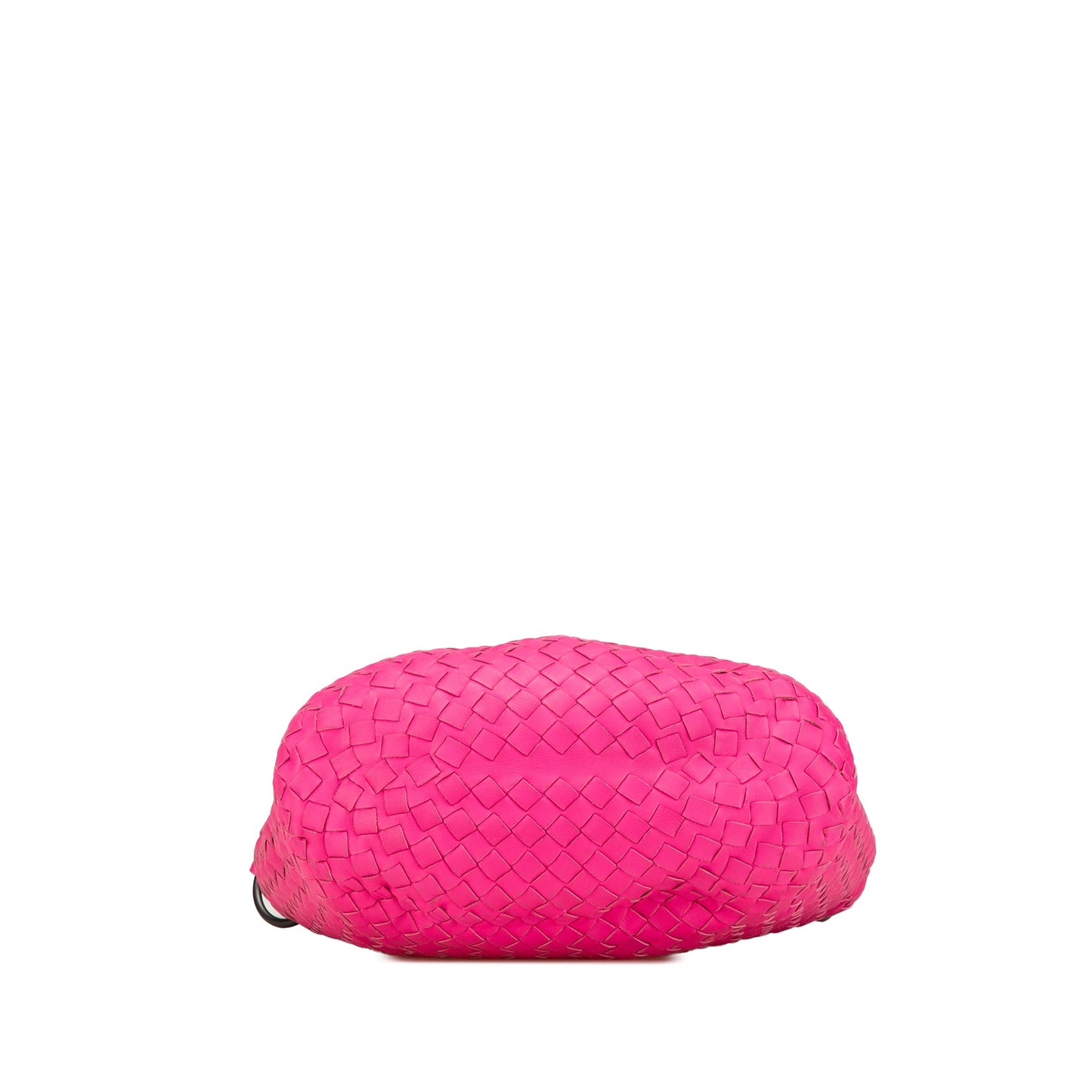 Pink Bottega Veneta Nappa Intrecciato Bucket Bag