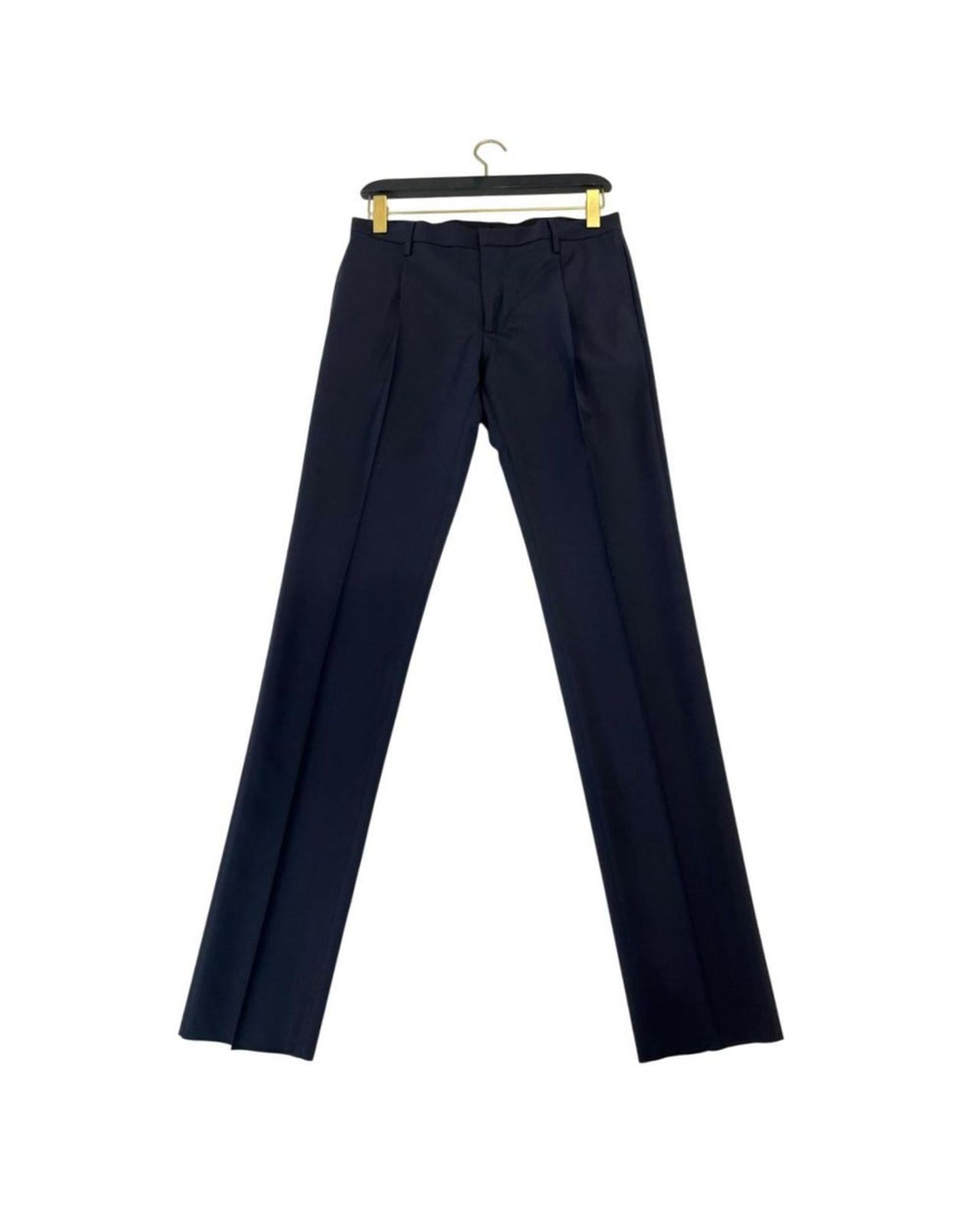 Valentino Tailored Straight Leg Trousers Men Blue Pants Blue