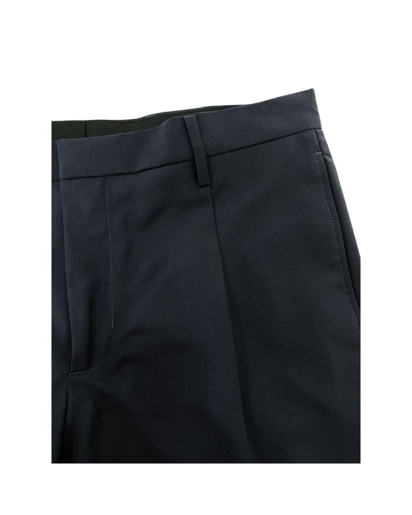 Valentino Tailored Straight Leg Trousers Men Blue Pants
