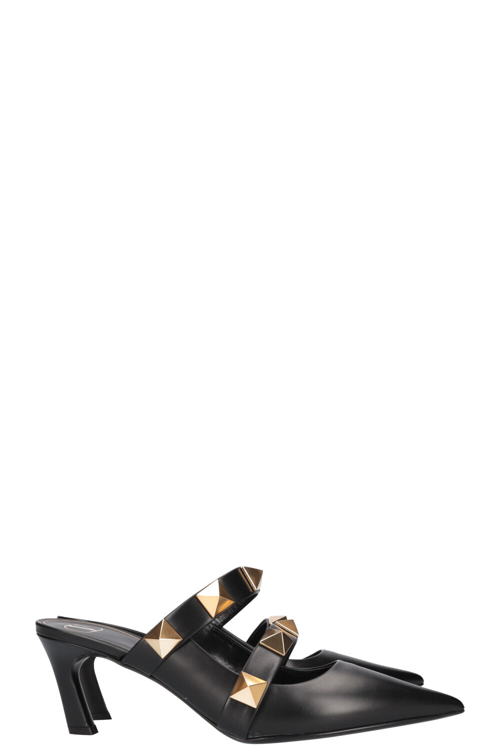VALENTINO Roman Stud Mules Black