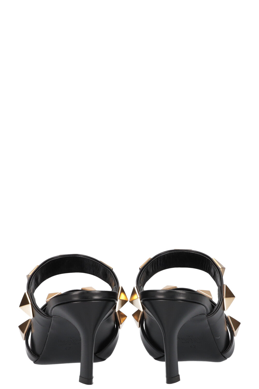 VALENTINO Roman Stud Mules Black