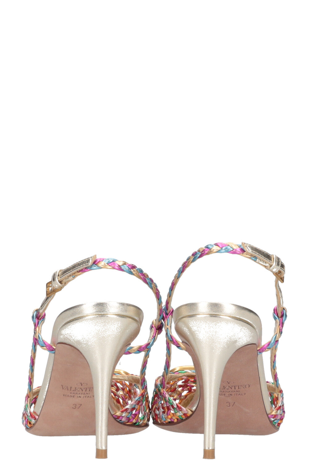 VALENTINO Vlogo Signature Heels Woven