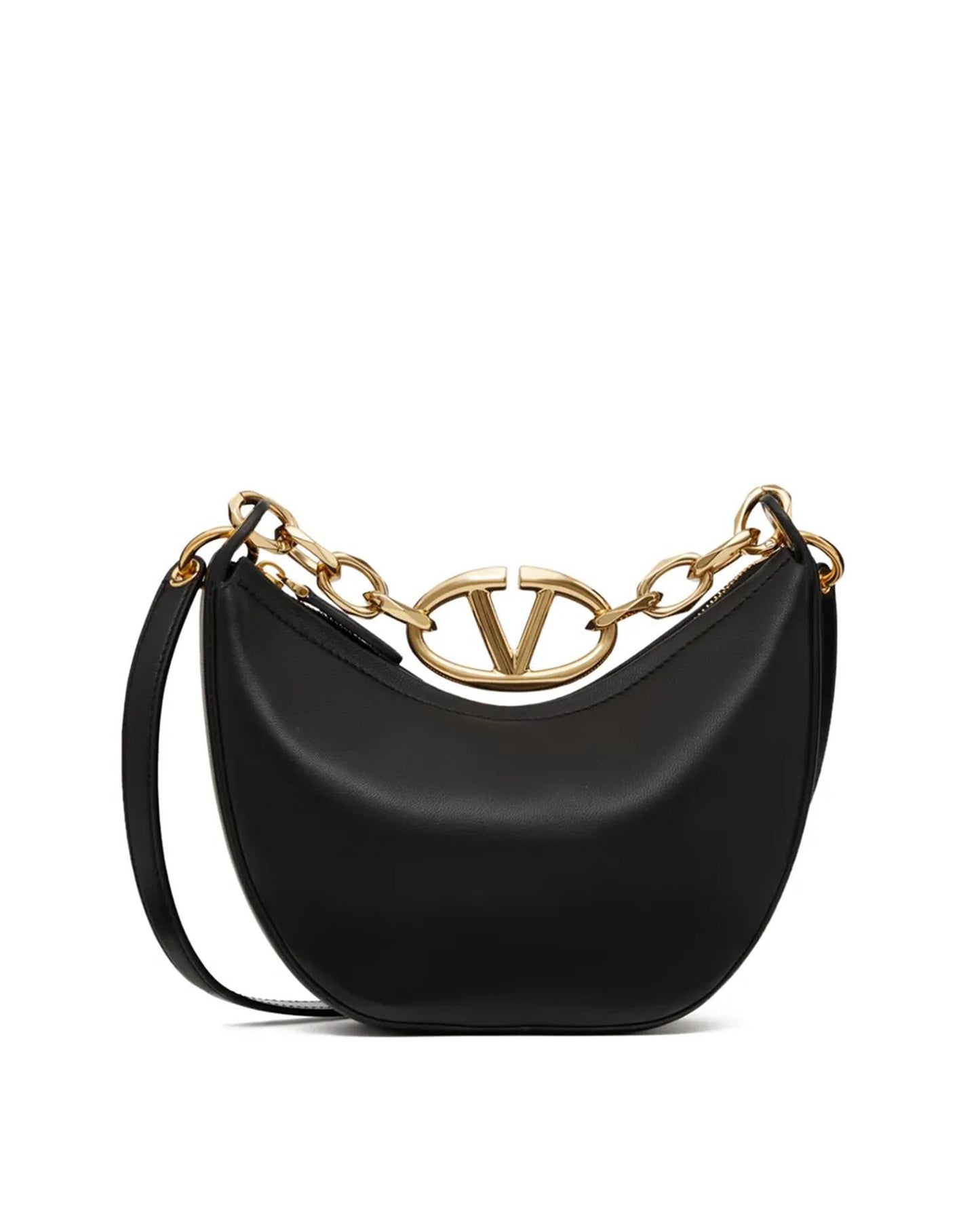 Valentino Garavani Roman Stud Small Shoulder Bag Women Black Handbags ONE SIZE Black