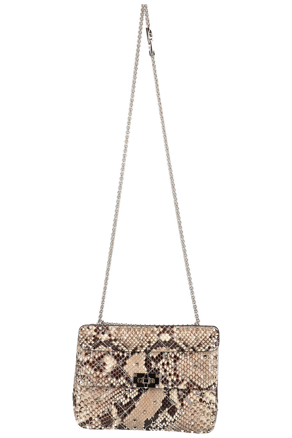 VALENTINO Rockstud Spike Bag Python