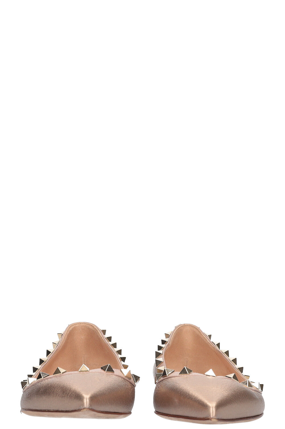 VALENTINO Rockstud Flats Gold
