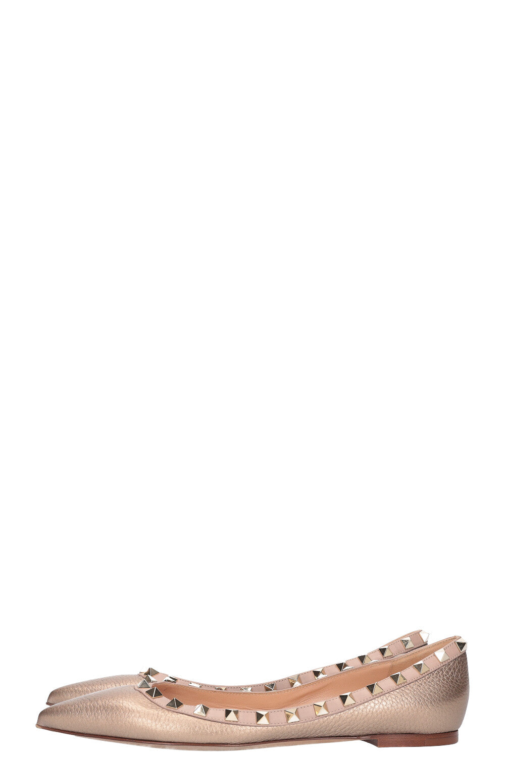 VALENTINO Rockstud Flats Gold