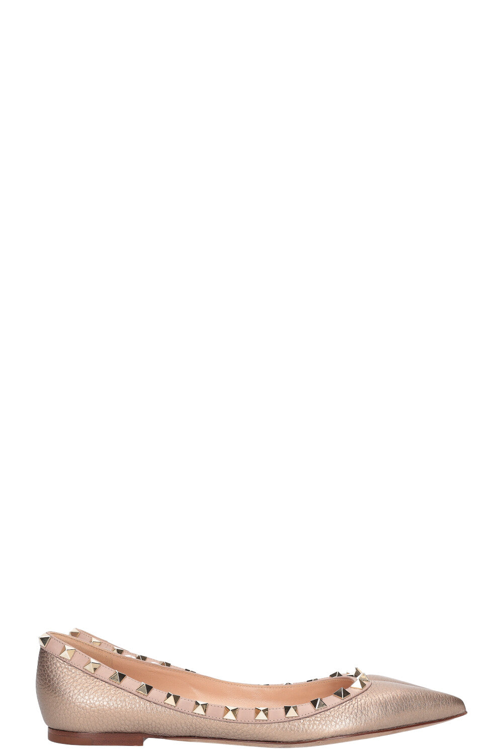 VALENTINO Rockstud Flats Gold
