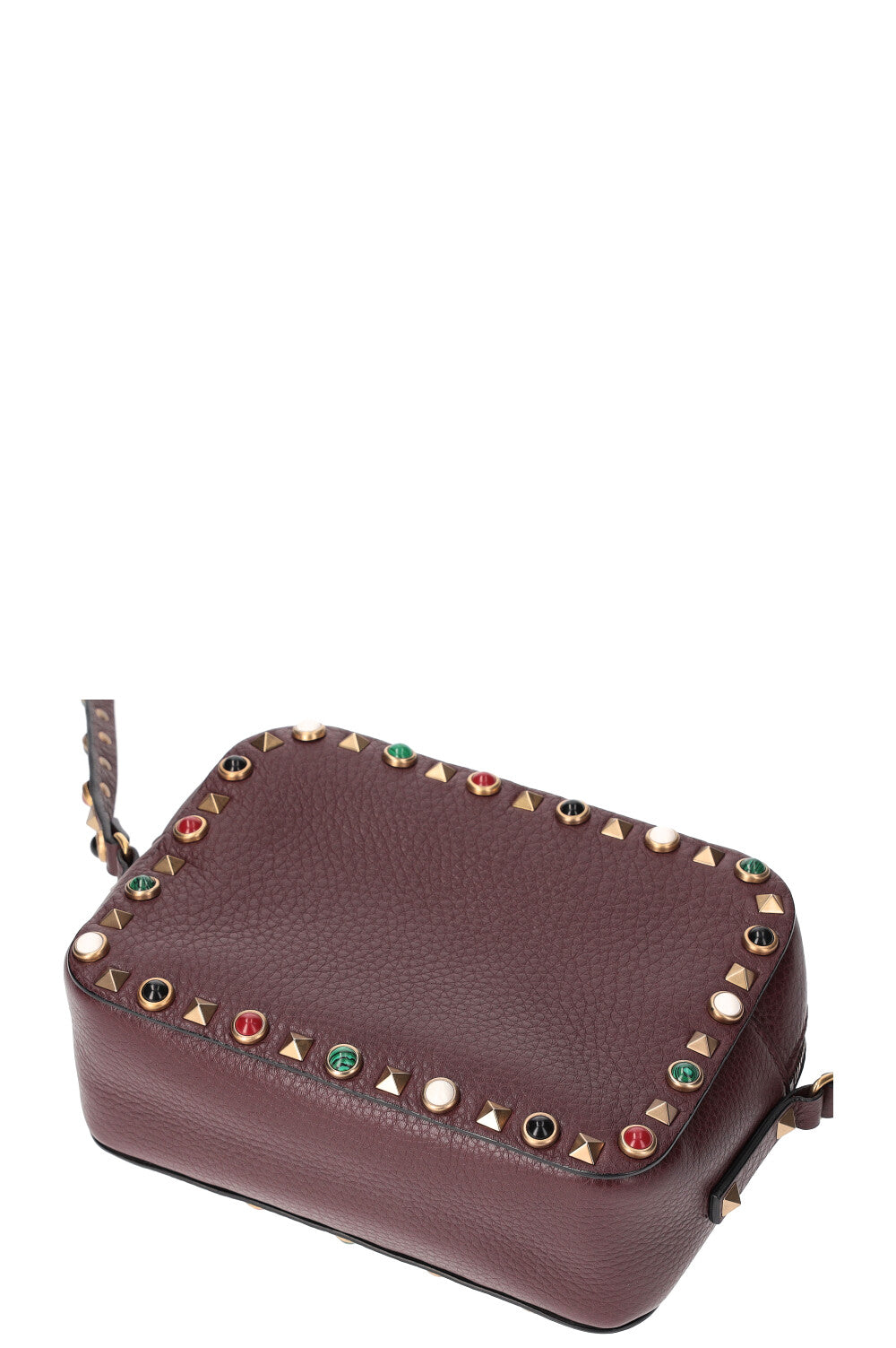 VALENTINO Rockstud Camera Bag Bordeaux