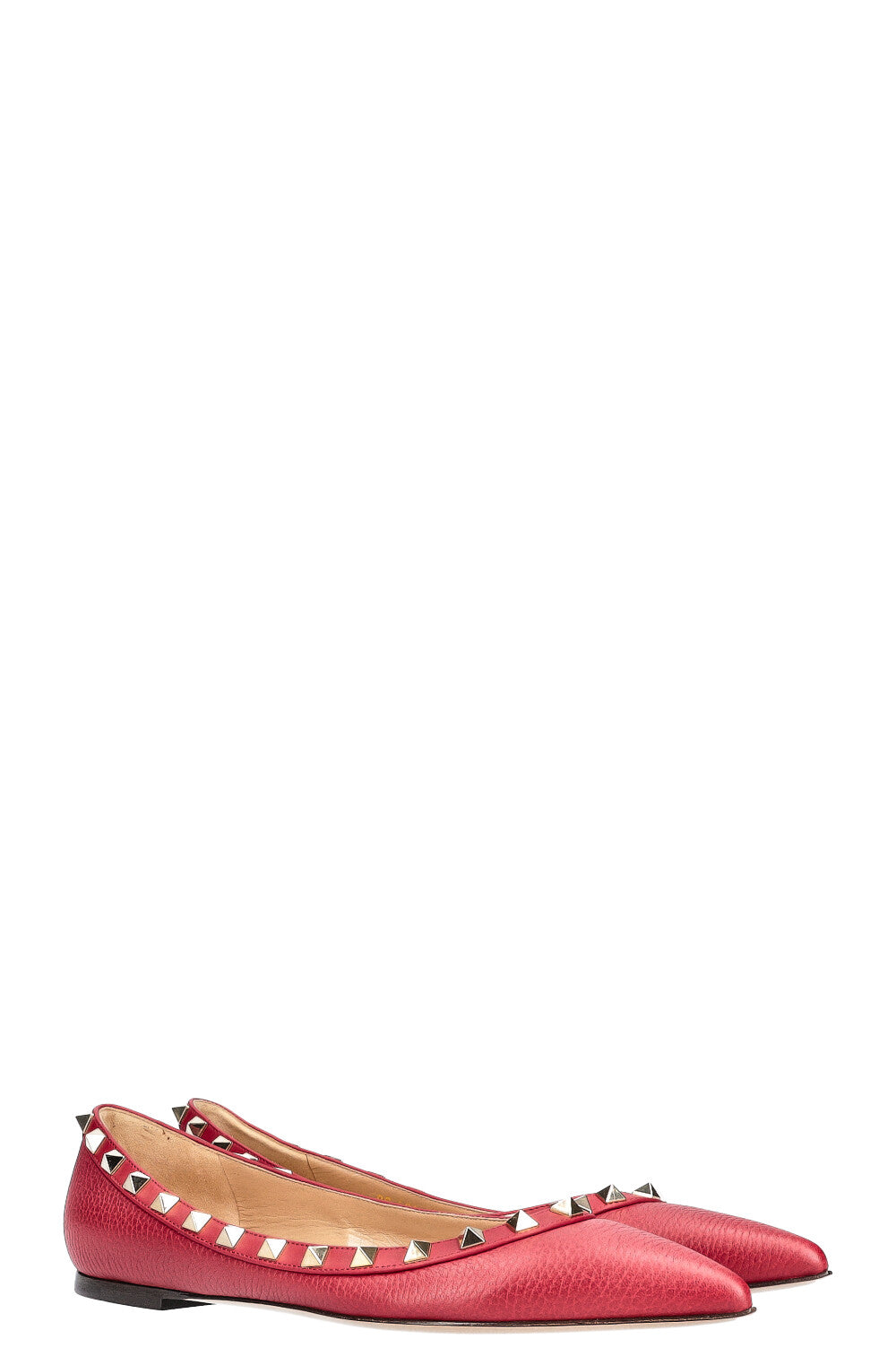 VALENTINO Rockstud Flats Red