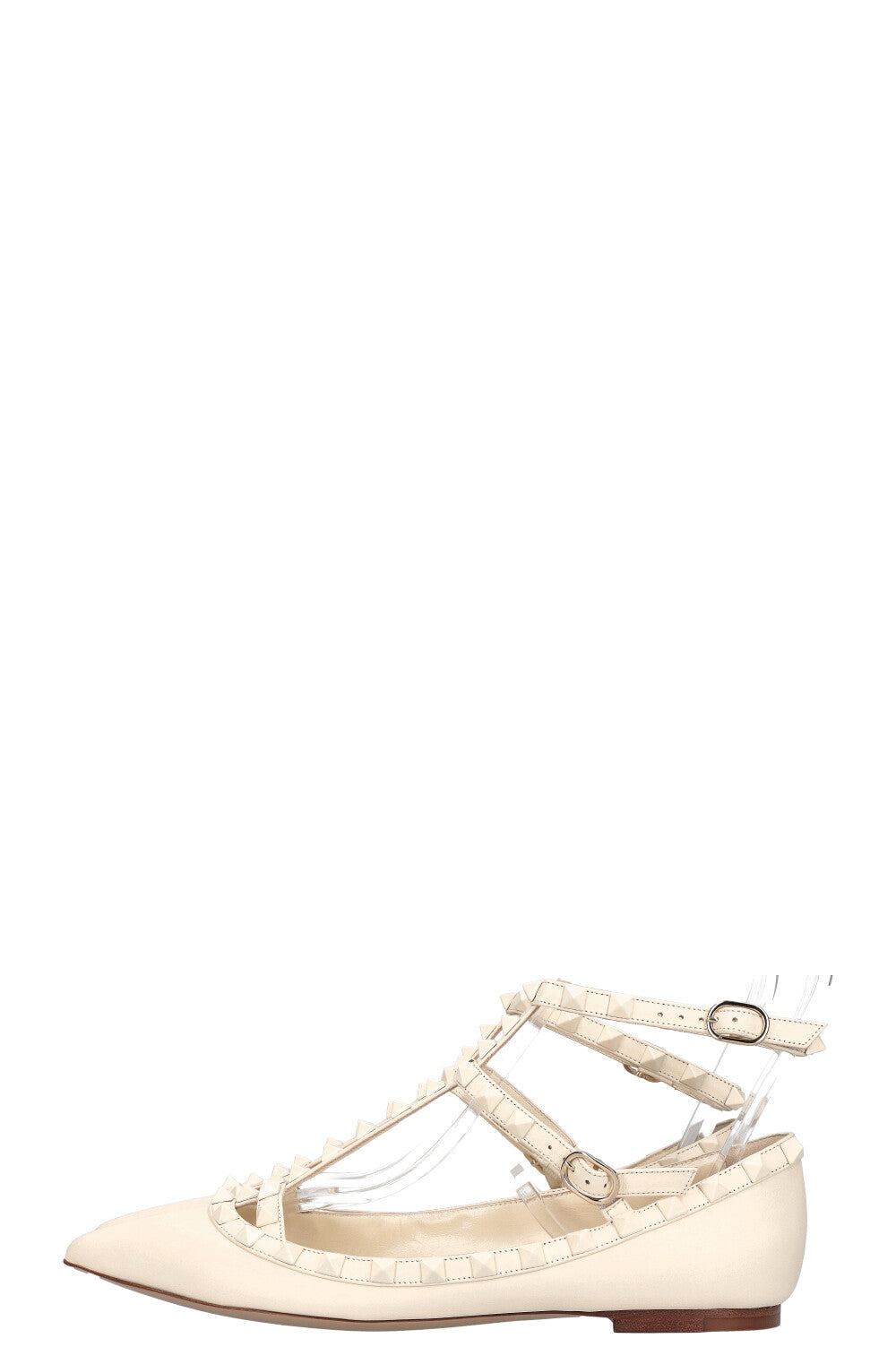 VALENTINO Rockstud Flats White