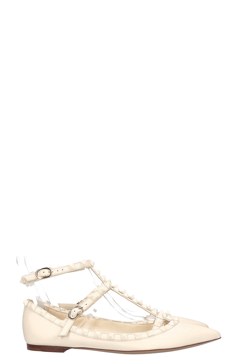 VALENTINO Rockstud Flats White