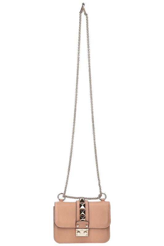 VALENTINO Mini Glam Lock Nude