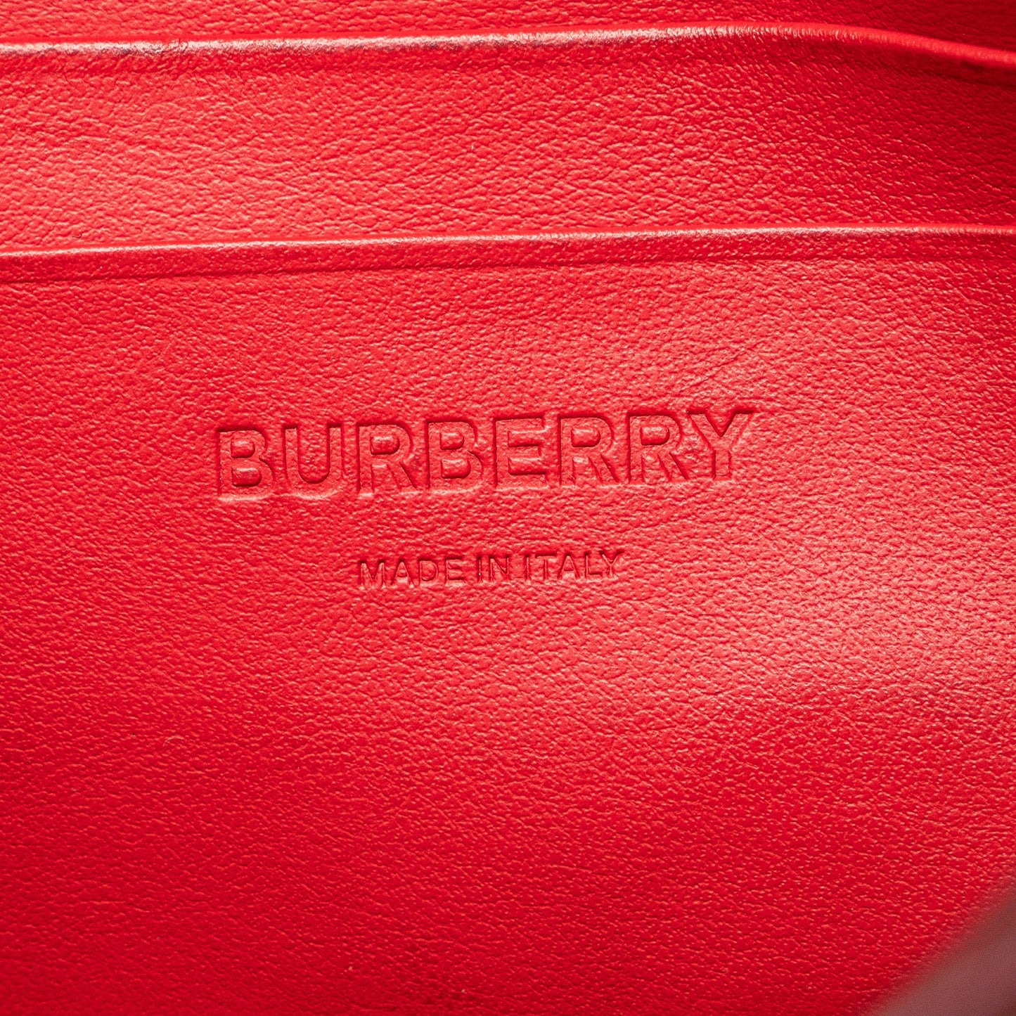 Orange Burberry TB Monogram Nylon Paddy Crossbody