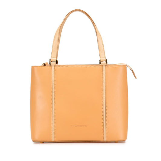 Tan Burberry Leather Handbag