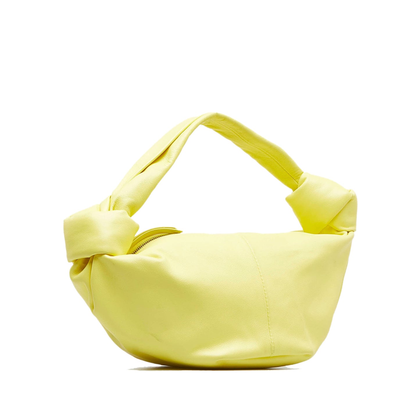 Yellow Bottega Veneta Mini Double Knot Handbag