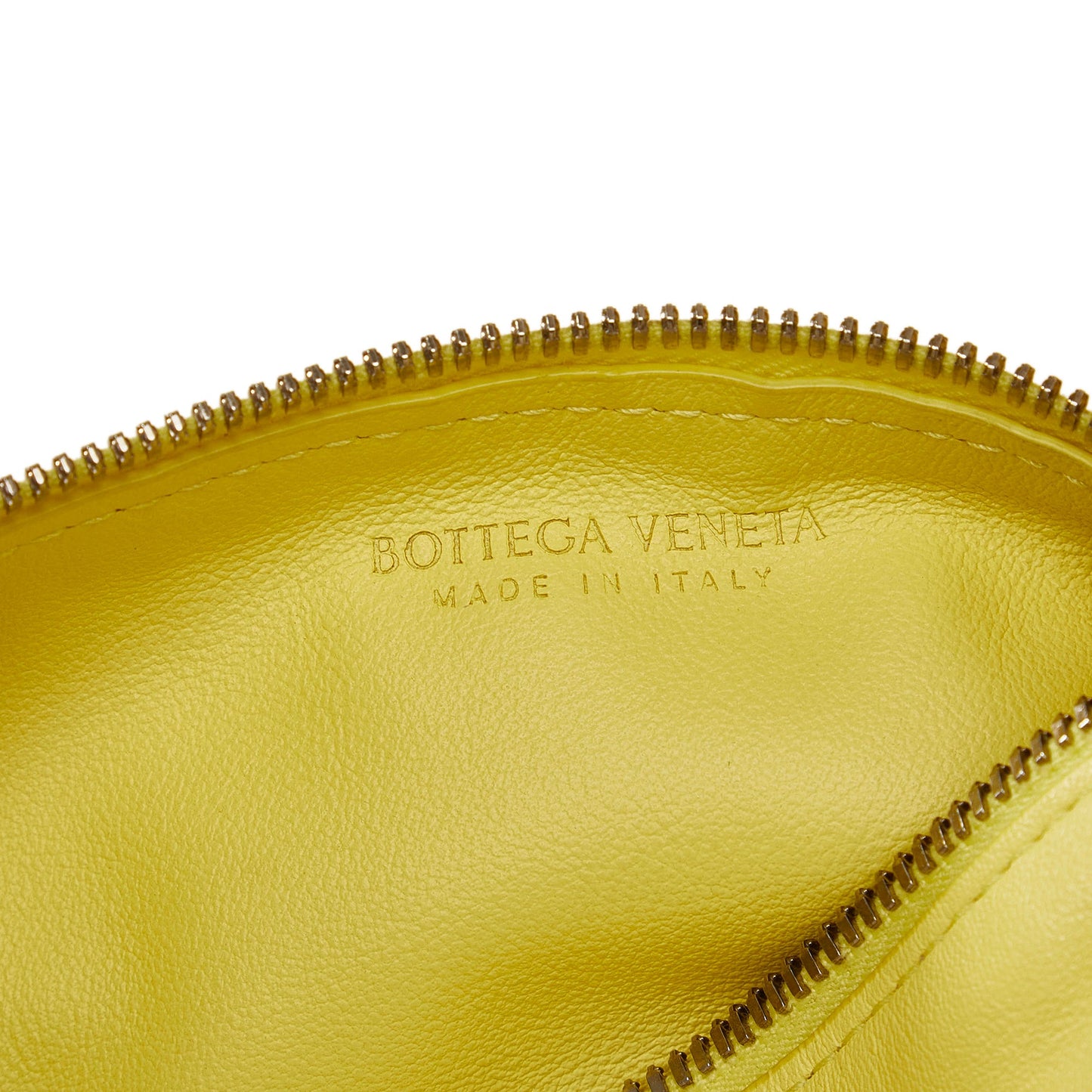 Yellow Bottega Veneta Mini Double Knot Handbag