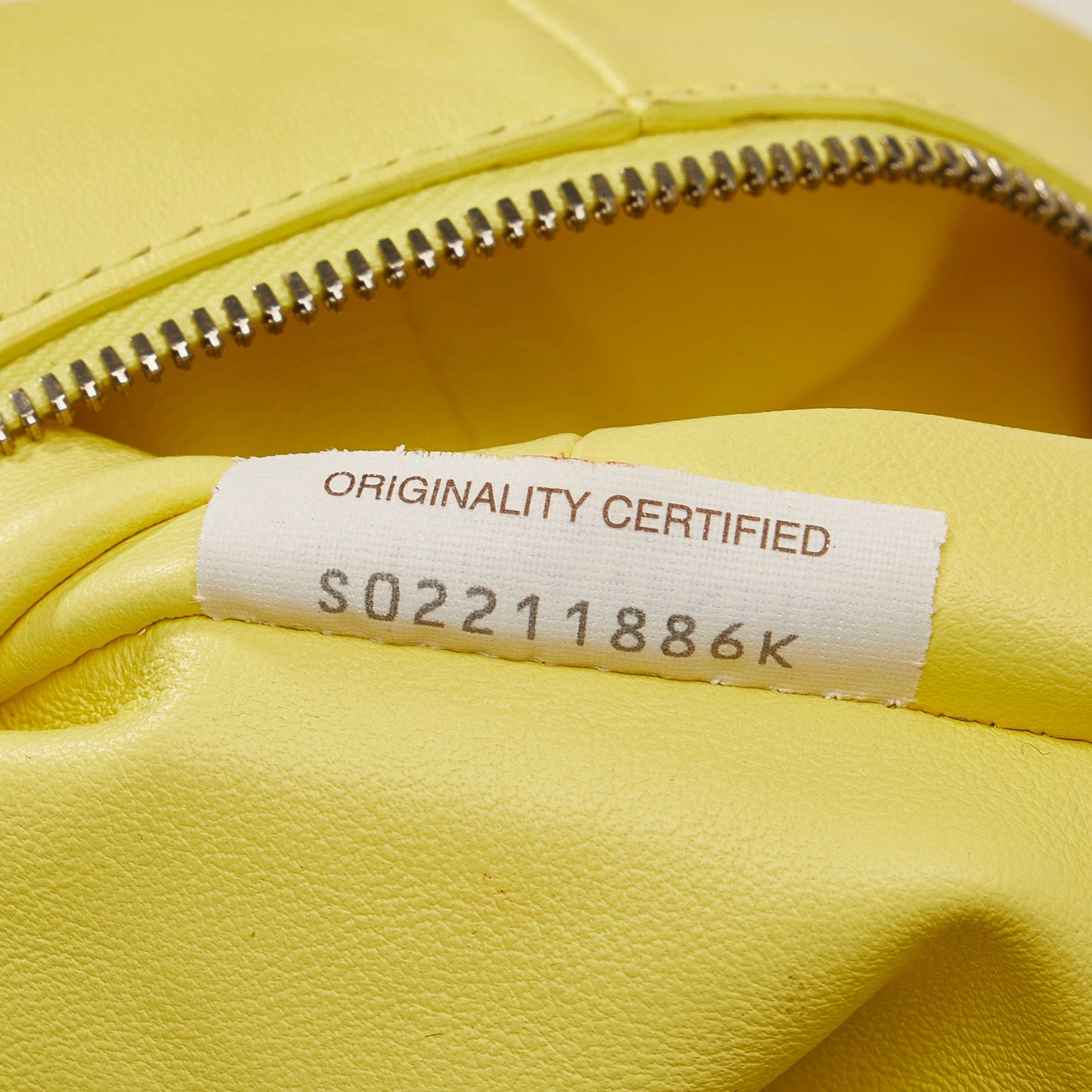Yellow Bottega Veneta Mini Double Knot Handbag