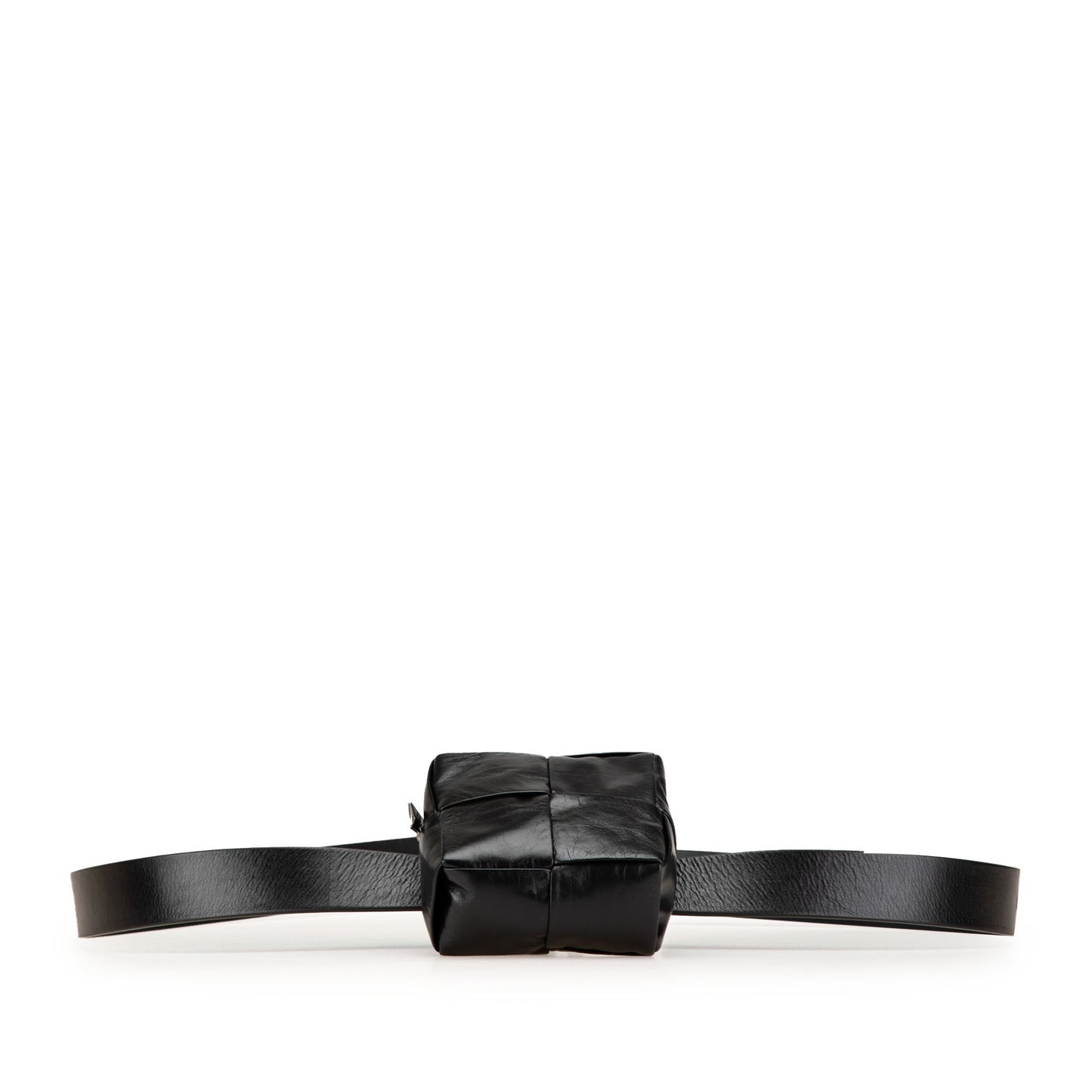 Black Bottega Veneta Nappa Intrecciato Cassette Belt Bag